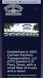 Mobile Screenshot of cptrucking.com